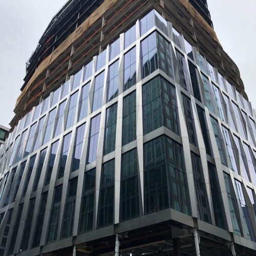 Fan Pier project using mirror finished architectural sheet metal