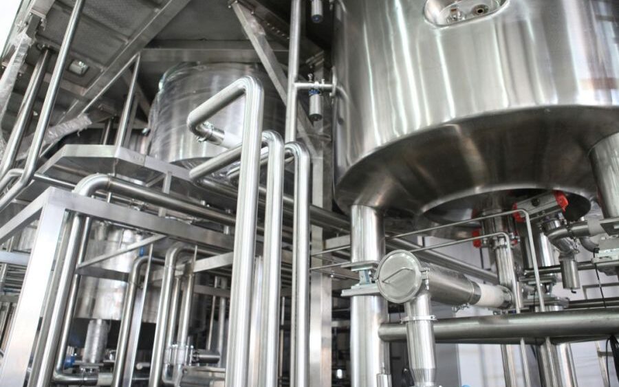 metal vats and pipes as an example of industrial metal finishing applications