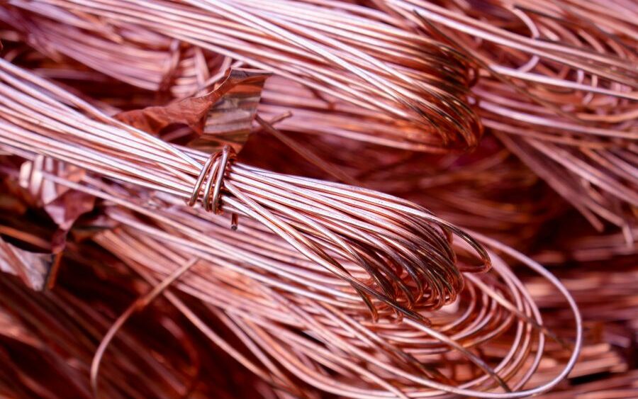 copper wiring, illustrating ductility vs malleability